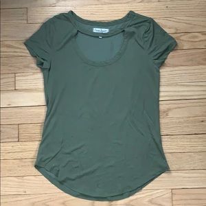 Dark green top